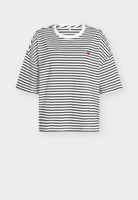 Neizvēlēts, offwhite navy blue stripe