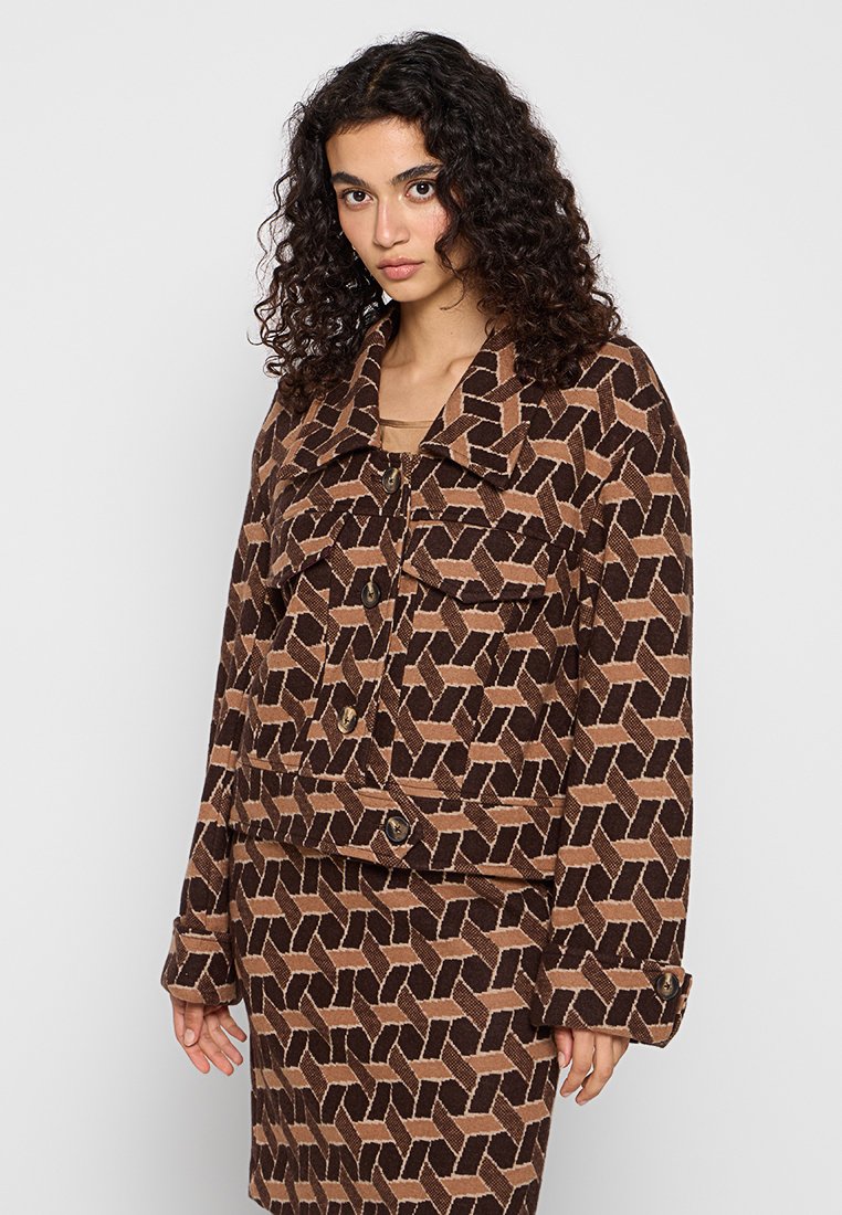 Diane von Furstenberg Lichte jas bruin