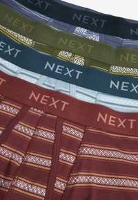 Next 4 PACK - Trunks - blue green textured stripe