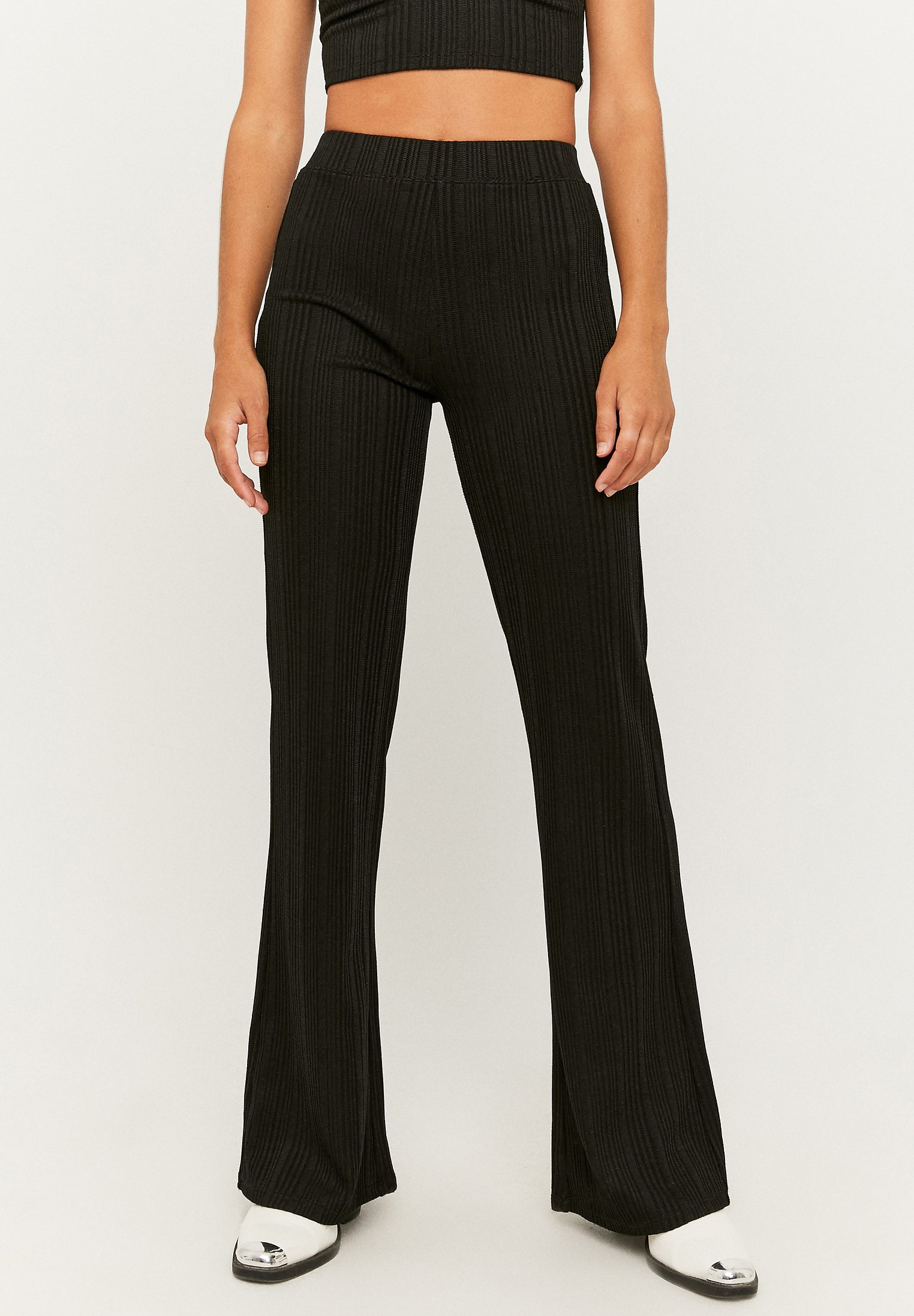 Pantalon Femme Classique Toocool - Taille Basse, Poches, Ceinture - Taille Régulière - Neuf Avec étiquettes