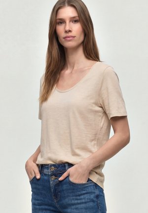 Street One T-Shirt basic - beige