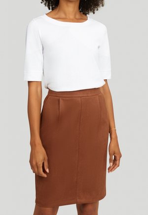 Bleistiftrock - brown