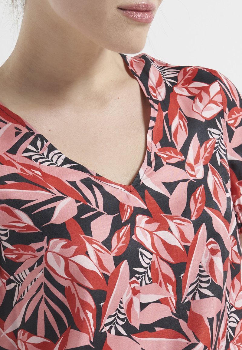 Damen T-Shirts | I.Code by IKKS POPPY WITH POP PALM-TREE PRINT T-Shirt print palm pop/rot - RW24516 Damen T-Shirts | I.Code by IKKS POPPY WITH POP PALM-TREE PRINT T-Shirt print palm pop/rot - RW24516