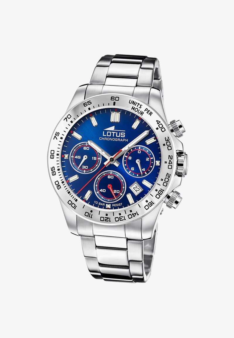 Lotus Montre à aiguilles - silberfarben