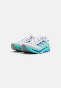adidas Performance SUPERNOVA RISE - Hardloopschoenen voor op de weg - footwear white/lucid blue/flash aqua