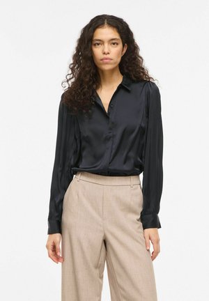 VILA VISOFIE LANGARM - Chemisier - black beauty