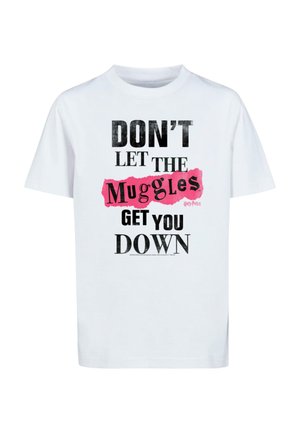 HARRY POTTER MUGGLES  - Print T-shirt - white