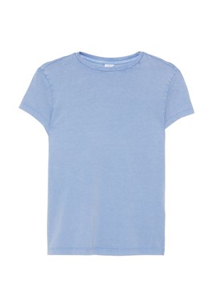 MIT USED-EFFEKT UND RÜCKEN - T-Shirt print - himmelblau