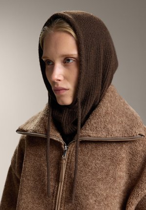 RIB KNIT - Fejkendő - brown