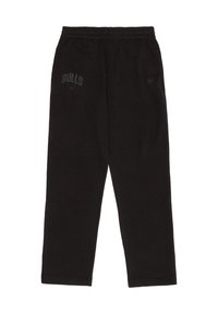 Μαύρο παντελόνι φόρμας με άνετη εφαρμογή, ελαστική μέση και τυπωμένο λογότυπο «BULLS» στο αριστερό πόδι. Μαλακό βαμβακερό υλικό.