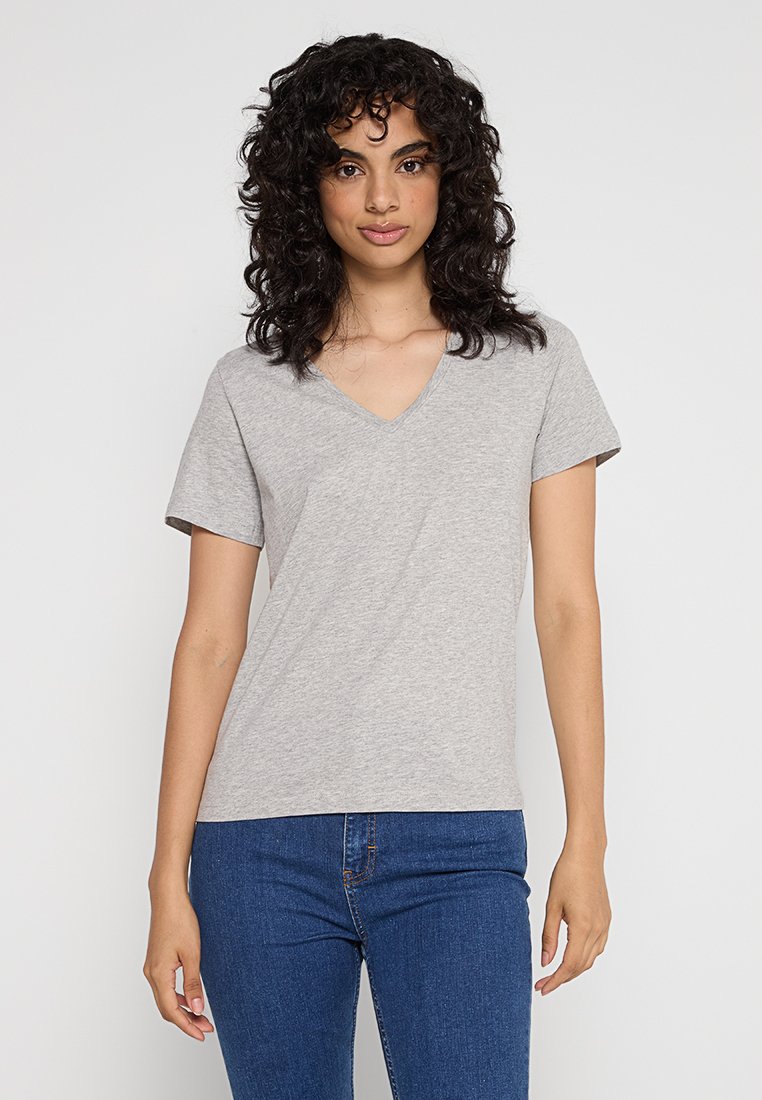 Part Two T-shirt basic grijs Part Two T-shirt basic grijs