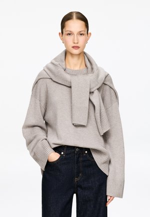 Strickpullover - light mole