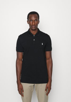CUSTOM SLIM FIT STRETCH MESH POLO SHIRT - Polo shirt - black