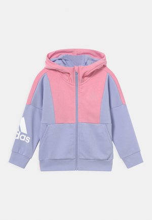 UNISEX - Zip-up sweatshirt - violet tone/light pink
