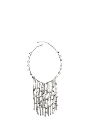 CASCADING BEADED - Collana - metallic grey