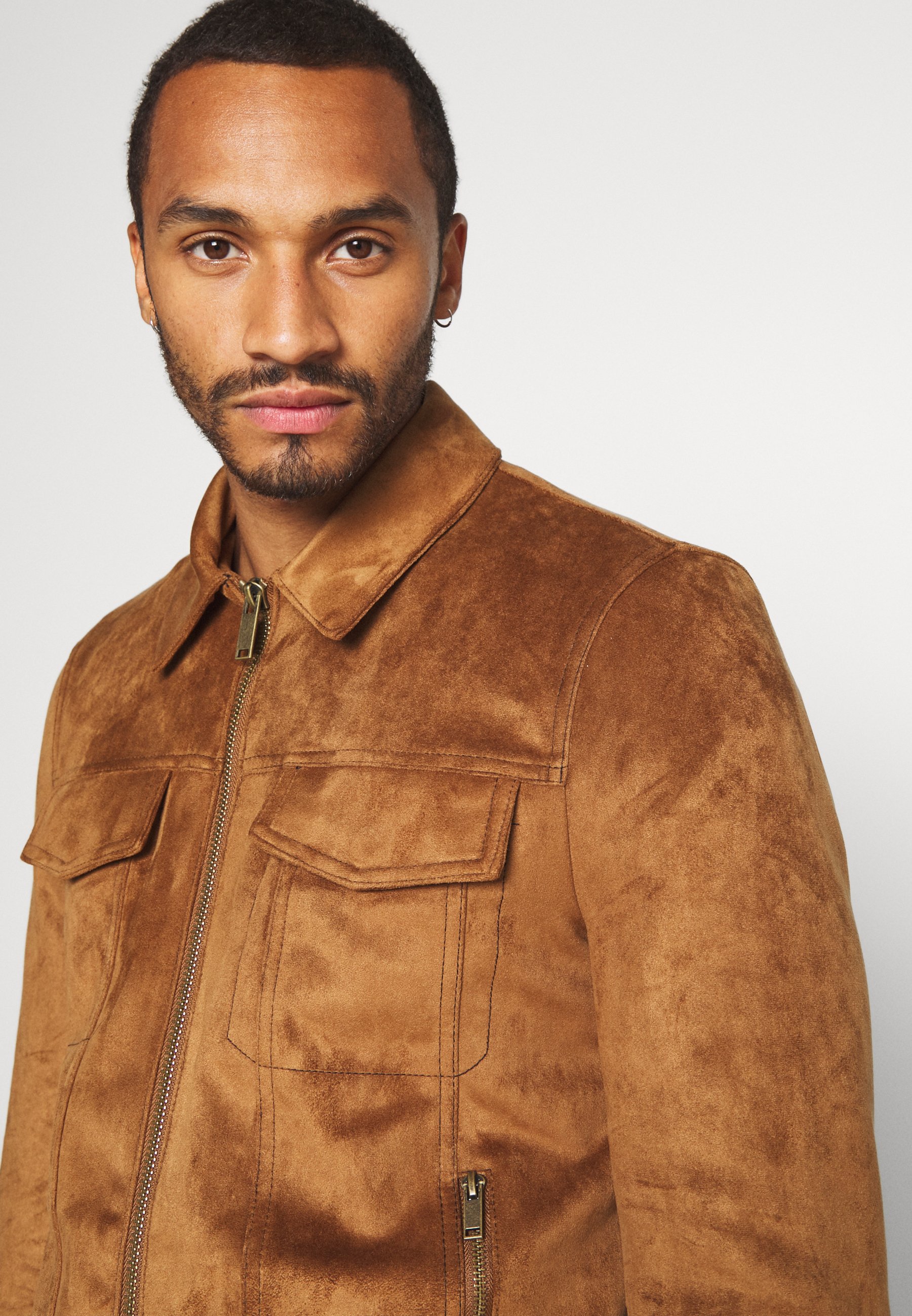 River Island Imitert skinnjakke tan Zalando.no River Island Imitert skinnjakke tan Zalando.no
