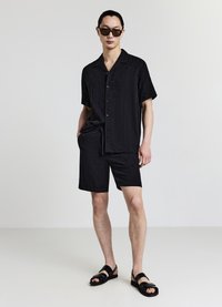 Calliope BERMUDA ROMBO - Short - var nero