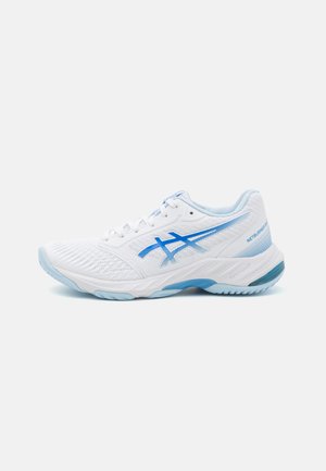 NETBURNER BALLISTIC 3 - Volleyball shoes - white/blue coast