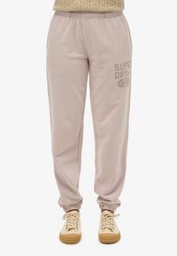 Superdry & Co VINTAGE WASHED GRAPHIC JOGGER - Trainingsbroek - cloud grey
