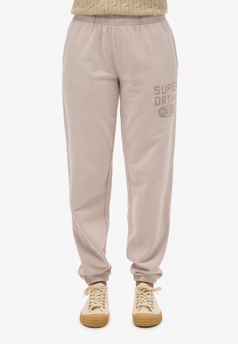 Superdry & Co VINTAGE WASHED GRAPHIC JOGGER - Trainingsbroek - cloud grey