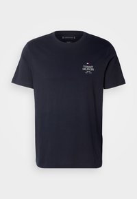 Tommy Hilfiger STACK TEE - T-shirt basic - desert sky