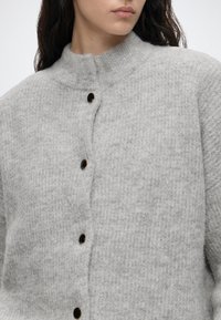 Gestuz ALPHAGZ NOOS - Cardigan - light grey melange