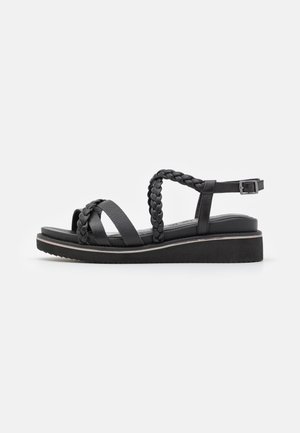 Keilsandalette - black