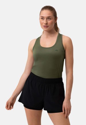 Danish Endurance SUSTAIN SPORTS 2-PACK - Débardeur - black olive