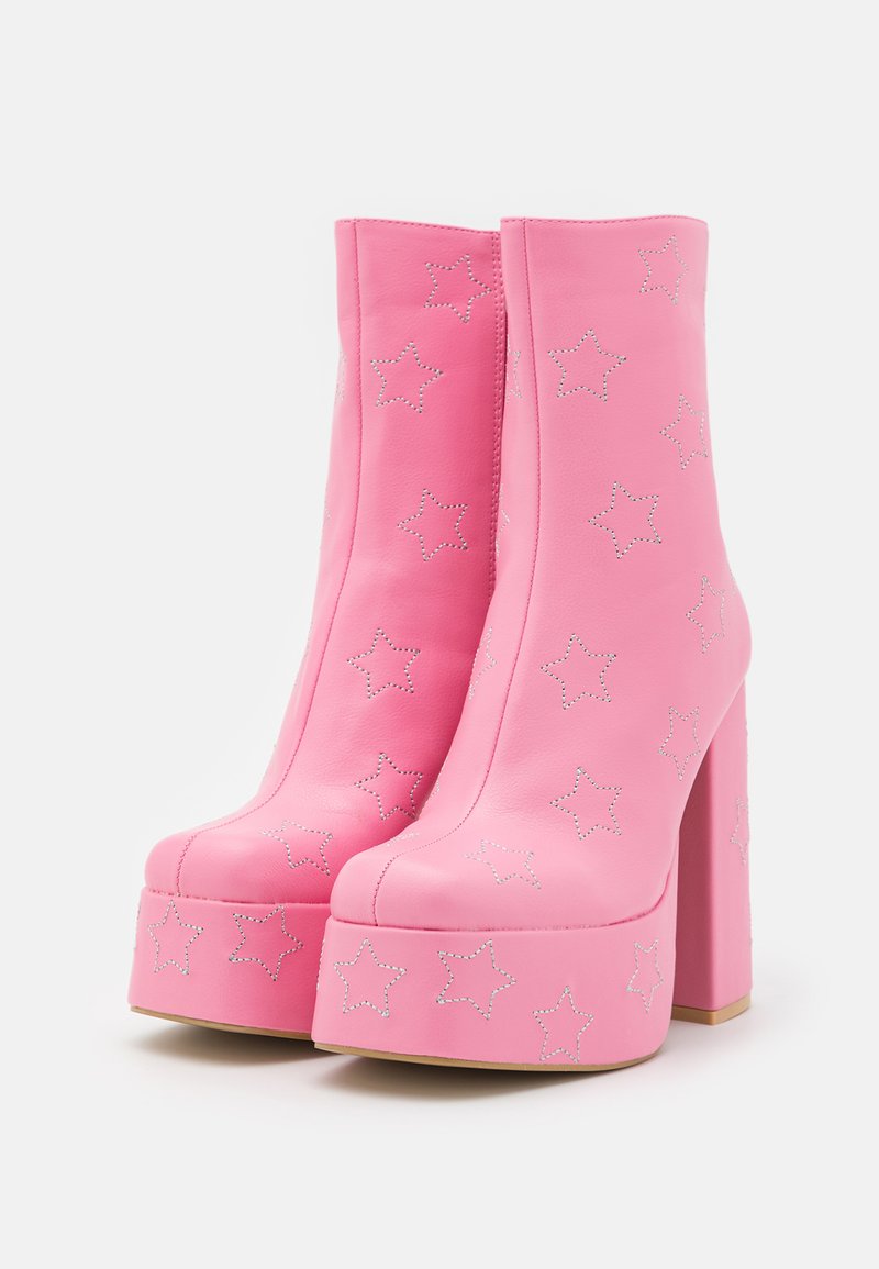 Koi PRINCESS' LITTLE SECRET DIAMANTE - Botines de tacón - pink/silver/rosa - Zalando.es