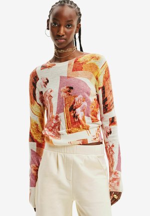 Maglione Donna Desigual Belgrado – Collo A V, 3-in-1, Modo Indossabile Multiplo