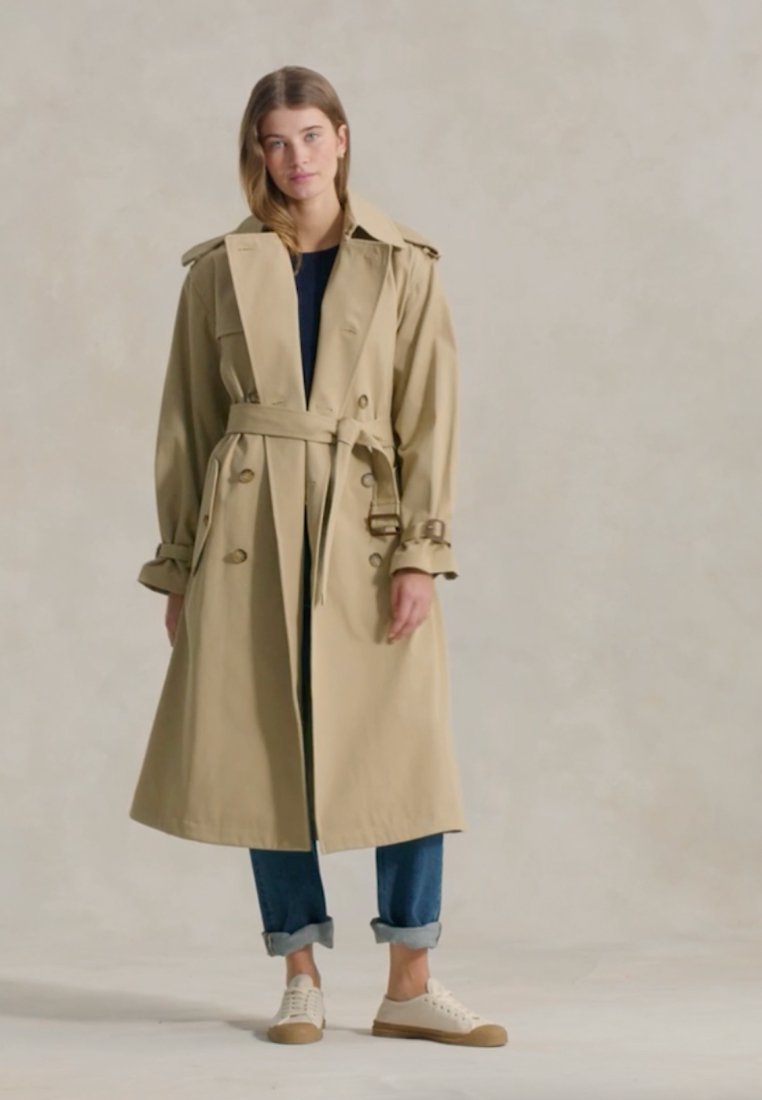 Polo by Ralph Lauren Trench Coat 一枚袖 Lightweight Cotton-Blend Trench Coat for Men | Ralph Lauren® QA