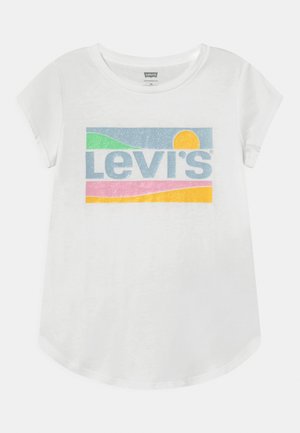 ROUND HEM GRAPHIC - T-shirt imprimé - white