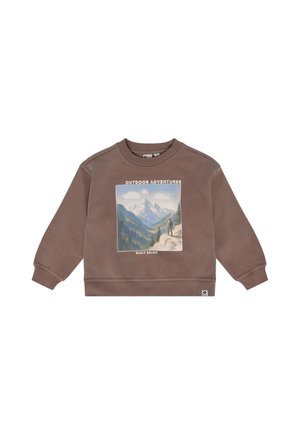 Daily7, SWEATER PRINT - Sweatshirt - almond brown