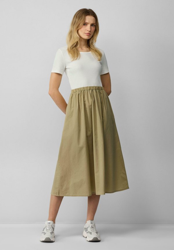 Jerseykleid - hellbraun