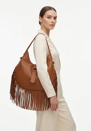 Chiara Ferretti, CHIARA FERRETTI HANDBAG - Shopping bag - dark cognac