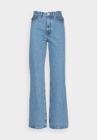 ONLCAMILLE  WIDE - Calças de ganga bootcut - light blue denim