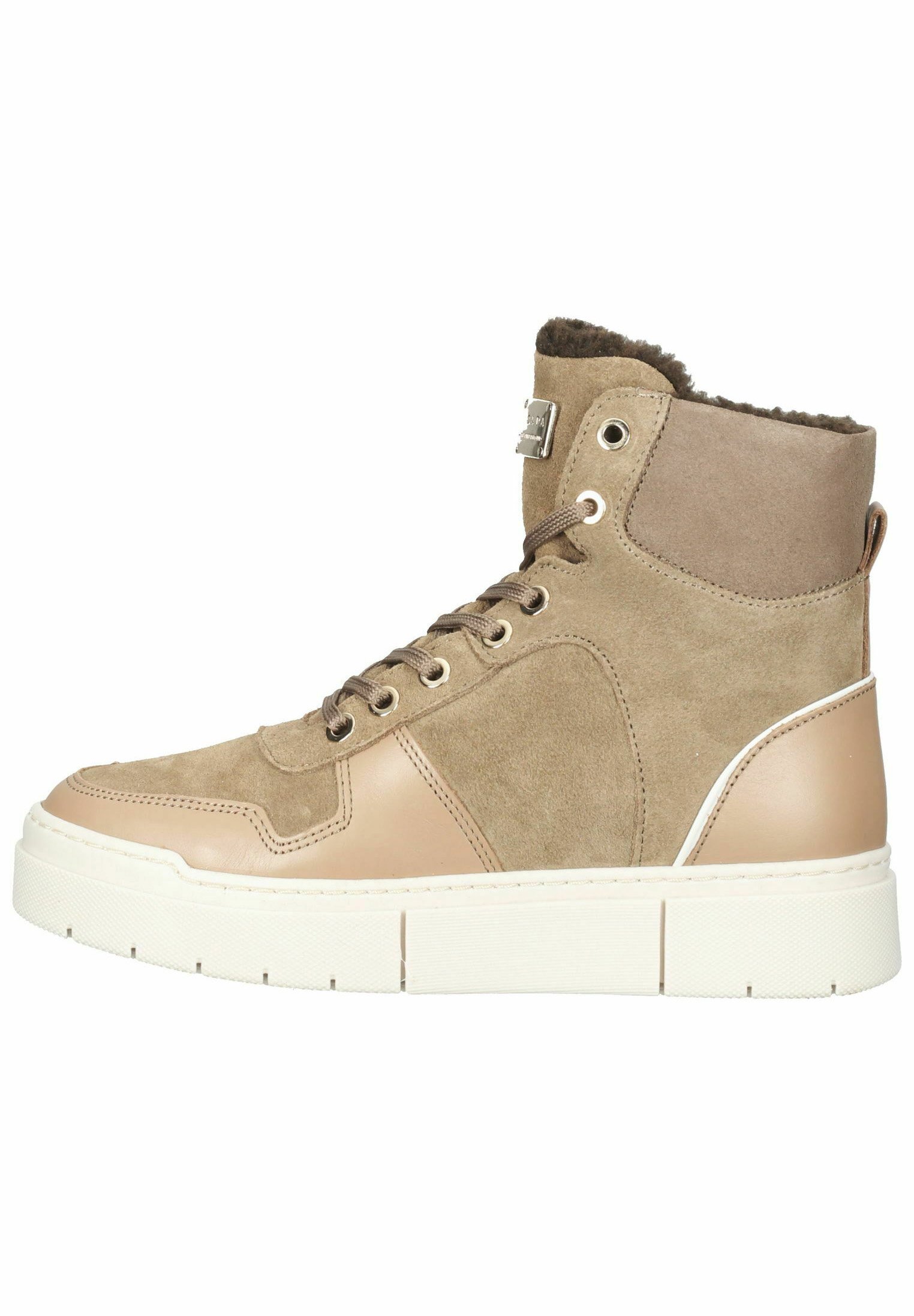 Scapa Sneakers hoog - taupe/tortora/taupe - Zalando.nl