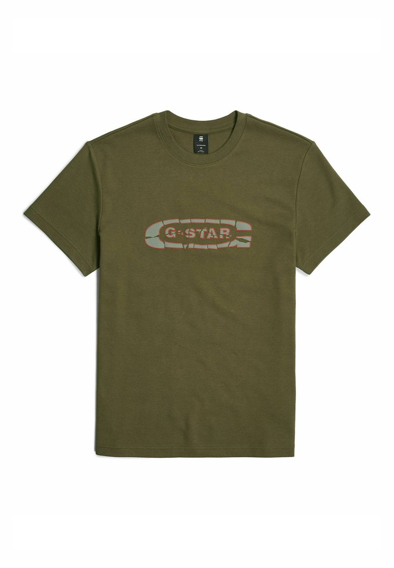 G-Star T-shirt print groen