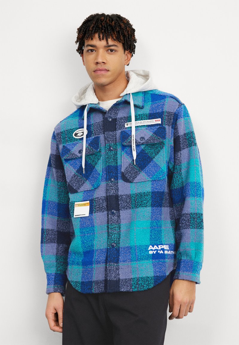 AAPE By A Bathing Ape LONG SLEEVE SHIRT - Summer jacket - green/grey