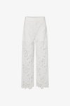 FLORI PANTS - Παντελόνι - white