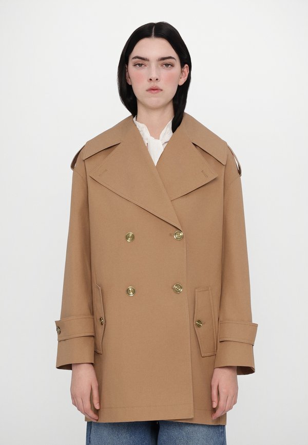 OVERSIZED - Trenchcoat - cafe