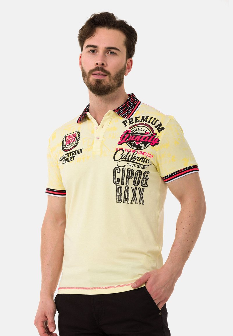 Cipo & Baxx Poloshirt - yellow