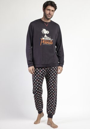 MANGA LARGA RECORDS SET - Conjunto de pijama - marengo