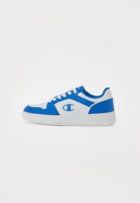 Unselected, blue/white