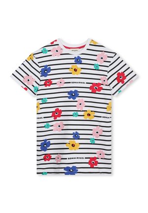 SHORT SLEEVED - Vestito di maglina - blanc