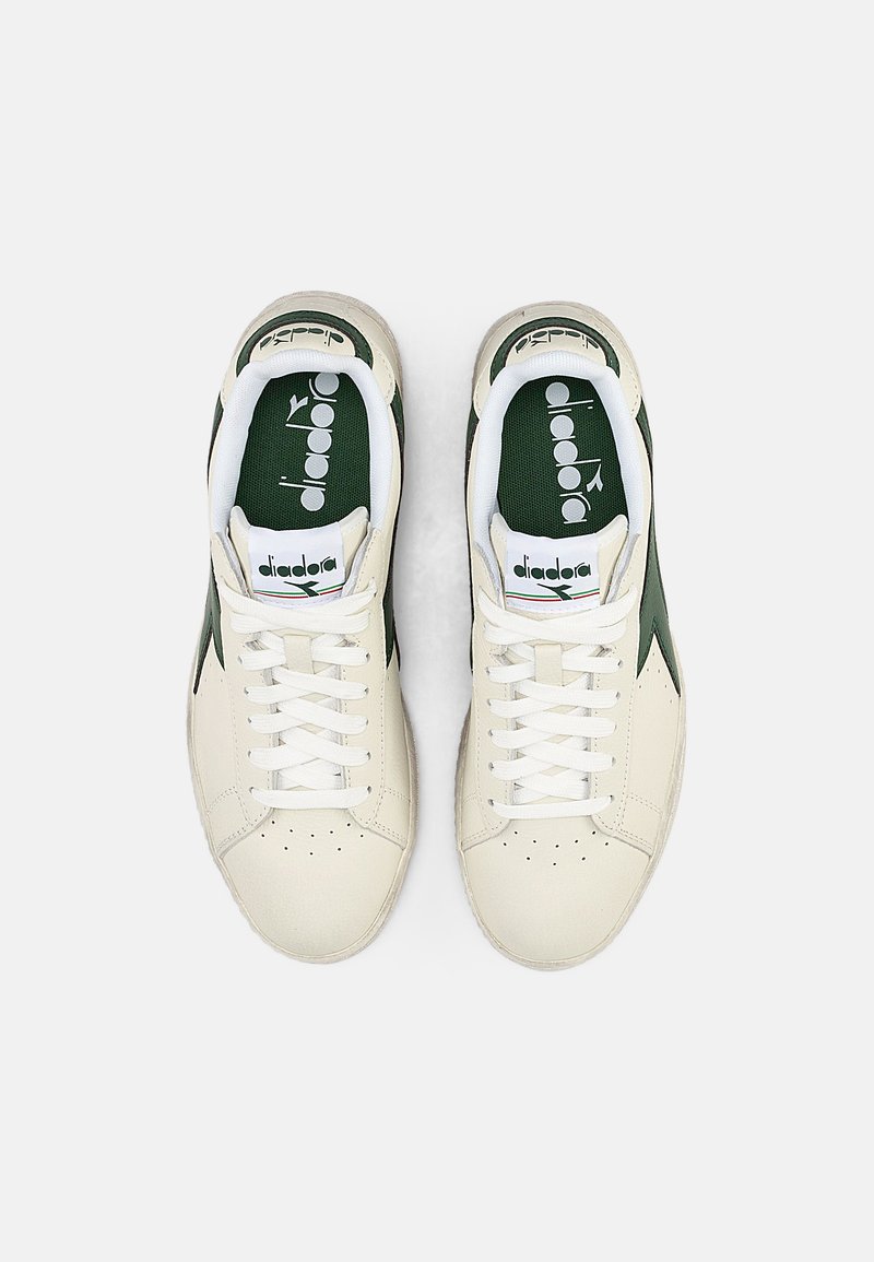 Diadora Scarpa Torneo Corduroy Uomo - Sneaker In Pelle Bianco/Verde - Taglia 43