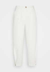 b.young by Zalando BUTTON PANTS - Püksid - marshmallow