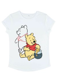 Disney WINNIE THE POOH POOH LINE ART - Triko s potiskem - white