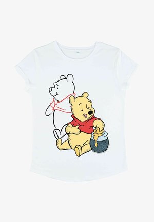 Disney WINNIE THE POOH POOH LINE ART - Print T-shirt - white