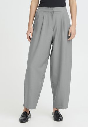 FAVA BARREL - Bukser - grey melange